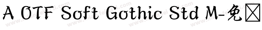 A OTF Soft Gothic Std M字体转换